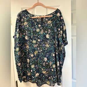 Floral Blouse: New w/o tags
